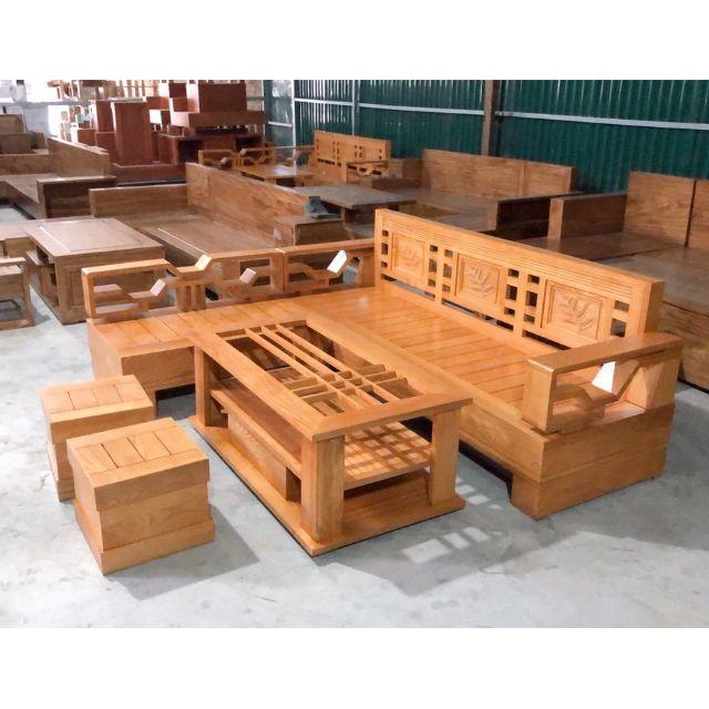 Bộ bàn ghế gỗ (miễn phí vận chuyển khu vực Hà Nội)