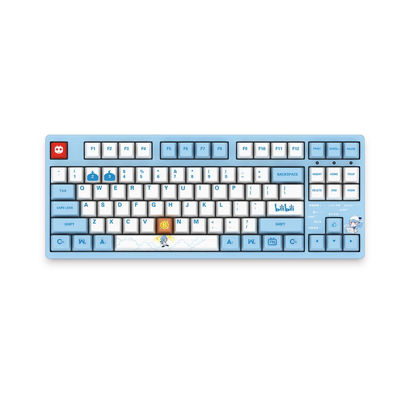 Bộ Keycap Akko Bilibili - Hàng chính hãng