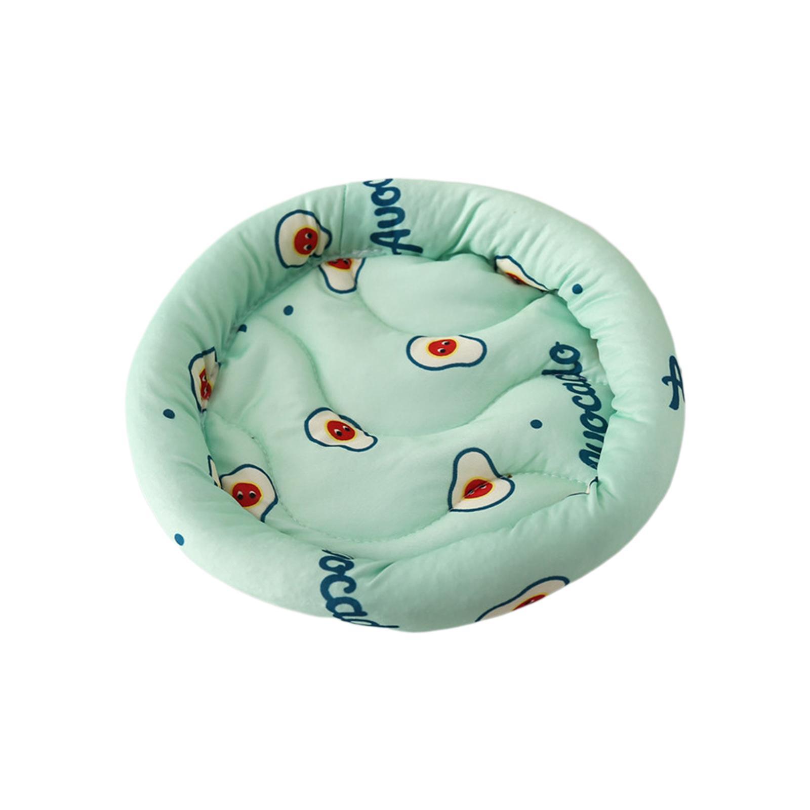 Small Pet Sleeping Pad Hamster Bed Pad Cushion Pad Small Pet Bed Mattres Round Rabbit Mat Guinea Pig Mat for Squirrel Ferret Hedgehog Chinchilla