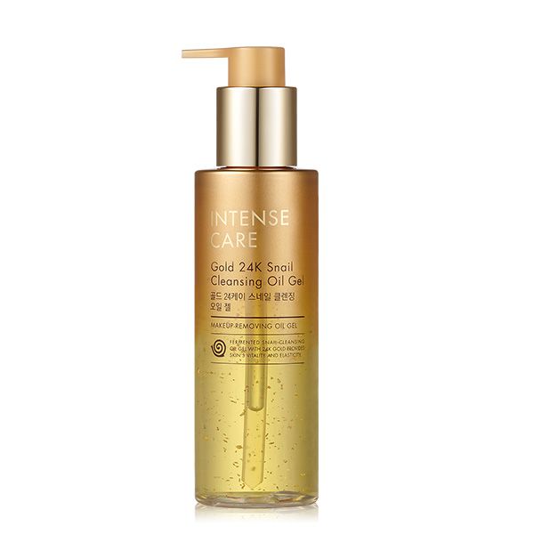 Dầu Tẩy Trang Chiết Nhớt Ốc Sên + Vàng 24K Chống Lão Hóa Da  Intense Care Gold 24K Snail Cleansing Oil