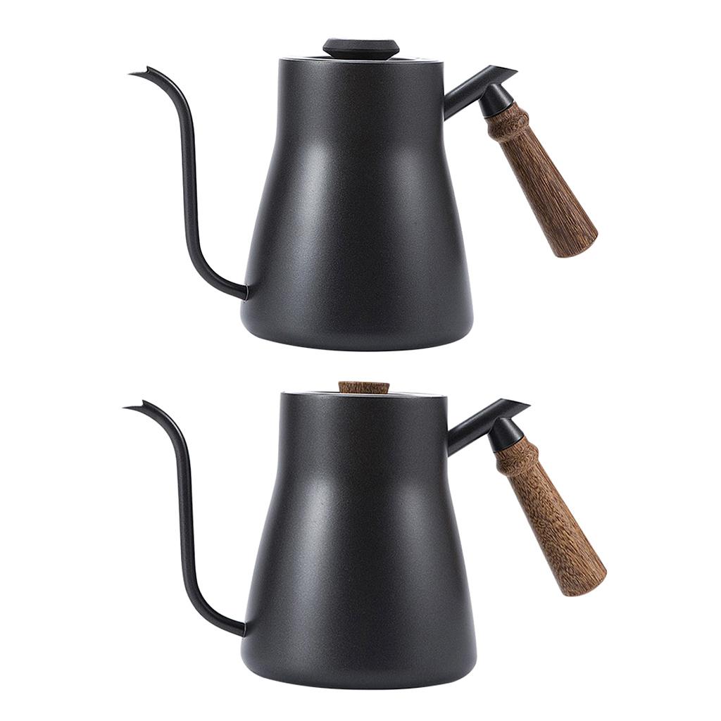 Coffee Drip Stainless Steel Kettle Pot Teakettle Maker Gooseneck 850ML