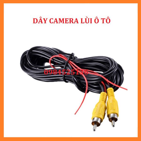 Dây camera lùi ô tô loại dài 6m,15m. Dây Tín Hiệu Kéo Dài Nối Camera Lùi Jack Av-Hoa Sen Dùng Để Lắp Cho Các Xe Dài Như Xe Tải, Xe Chở Khách. Cáp Tín Hiệu Camera sau, dây cam ze.Hướng dẫn lắp cam lùi.