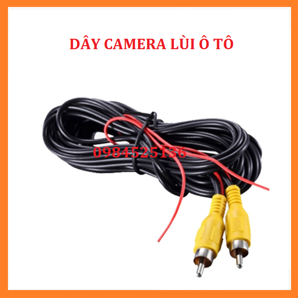 Dây camera lùi ô tô loại dài  6m,15m. Dây Tín Hiệu Kéo Dài Nối Camera Lùi Jack Av-Hoa Sen Dùng Để Lắp Cho Các Xe Dài Như Xe Tải, Xe Chở Khách. Cáp Tín Hiệu Camera sau, dây cam ze.Hướng dẫn lắp cam lùi.