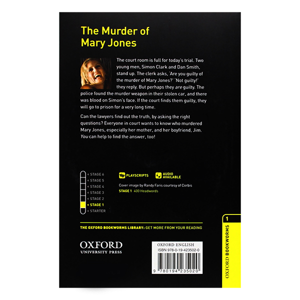 Oxford Bookworms Library (3 Ed.) 1: The Murder Of Mary Jones Playscript Audio CD Pack