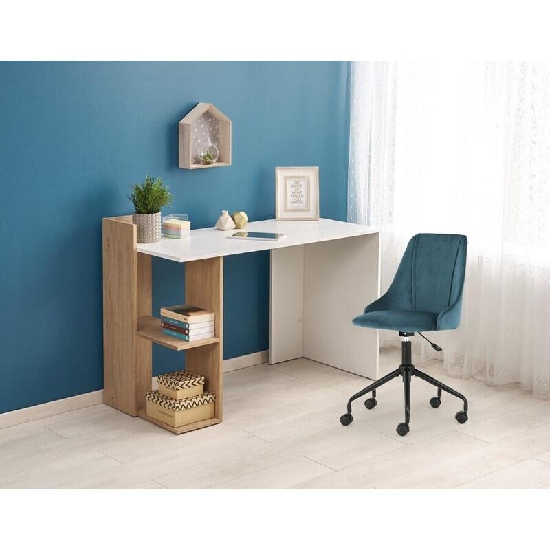 Bàn Làm Việc YETU.DESK-001 / D122 x R57 x C85 / Kết Hợp Kệ Sách / Chế độ bảo hành bảo dưỡng lên đến 5 năm
