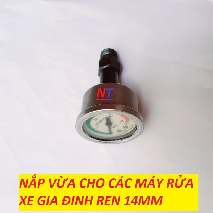 ĐỒNG HỒ ĐO ÁP LỰC NƯỚC MÁY XỊT RỬA CAO ÁP - PHỤ KIỆN MÁY RỬA XE