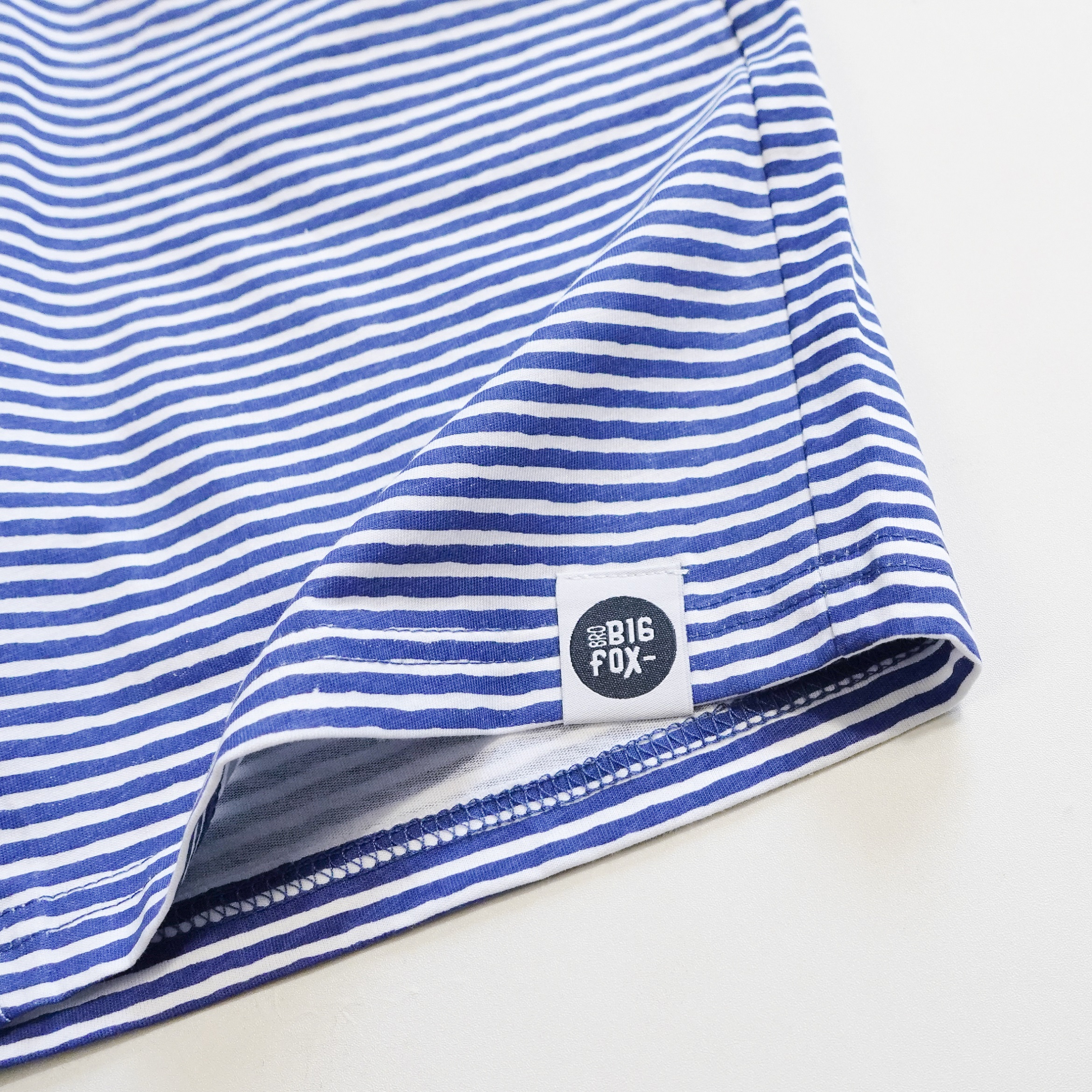 Bộ đồ bé trai ngắn tay Bigfox Miss Meow size đại mùa hè mặc nhà vải cotton cho trẻ em 3-11 tuổi 35kg