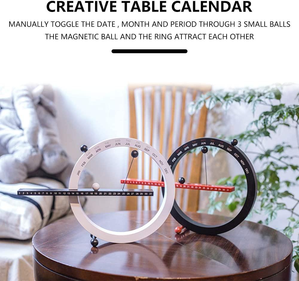 Đồng hồ treo tường từ tính, Lịch để bàn vạn niên