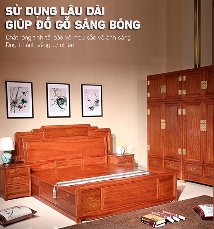 Dung Dịch Bảo Dưỡng, Làm Sạch Vết Bẩn Và Đánh Bóng Đồ Nội Thất Gỗ 250ml -Hàng Nhập Khẩu