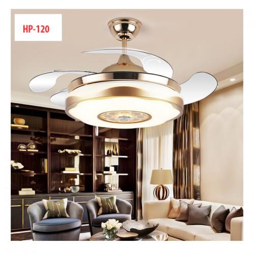 Đèn Quạt trang trí trần 3 màu 72w kiểu dáng sang trọng