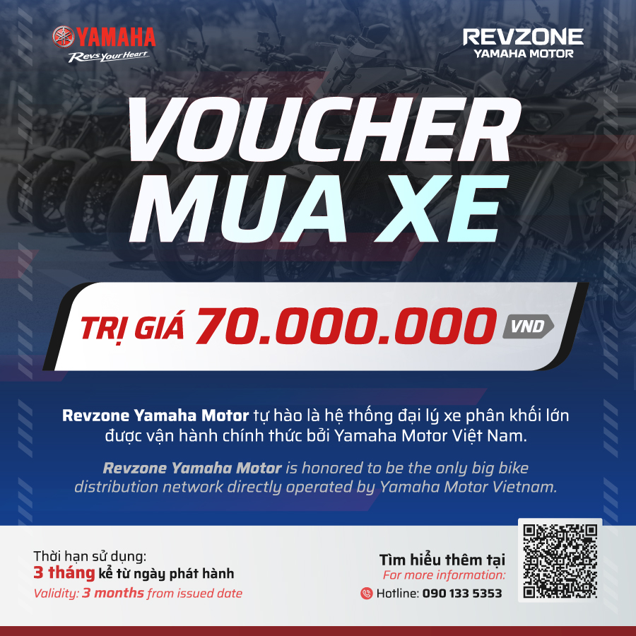 Phiếu mua xe Revzone Yamaha Motor