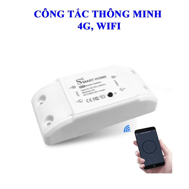 Công Tắc Thông Minh Điều Khiển Từ Xa Qua WIFI, 3G, 4G