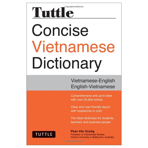 CT Tuttle Concise Vietnamese Dict 2