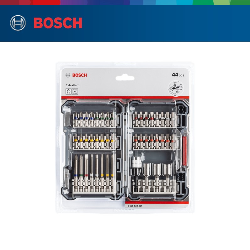 Bộ vặn vít Bosch Pick &amp;amp; Click 44 món