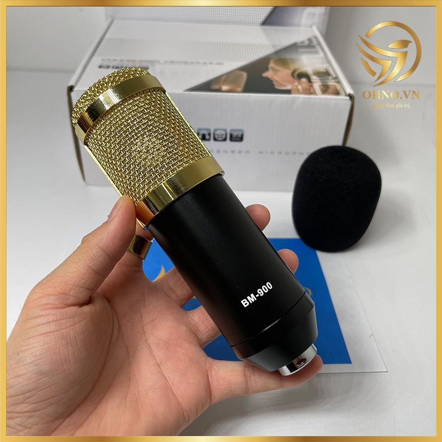 Mic Thu Âm Livestream Hát Karaoke Thu Âm Cho Điện Thoại Cao Cấp BM 901 Micro thu âm