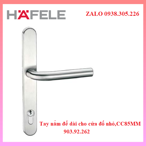 Tay nắm đế dài cho cửa đố nhỏ,CC85MM Hafele 903.92.262