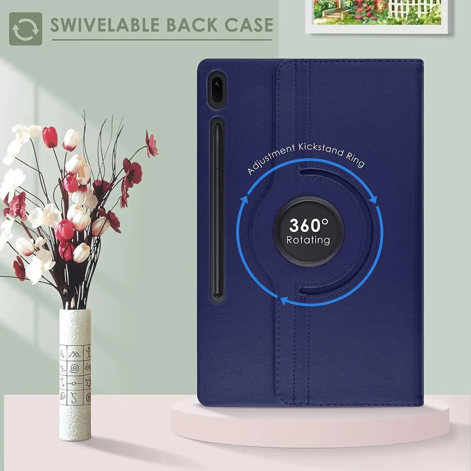 Case bao da chống sốc xoay 360 độ cho Samsung Galaxy Tab S9 / S9 Plus / S9 Ultra hiệu HOTCASE - hàng nhập khẩu