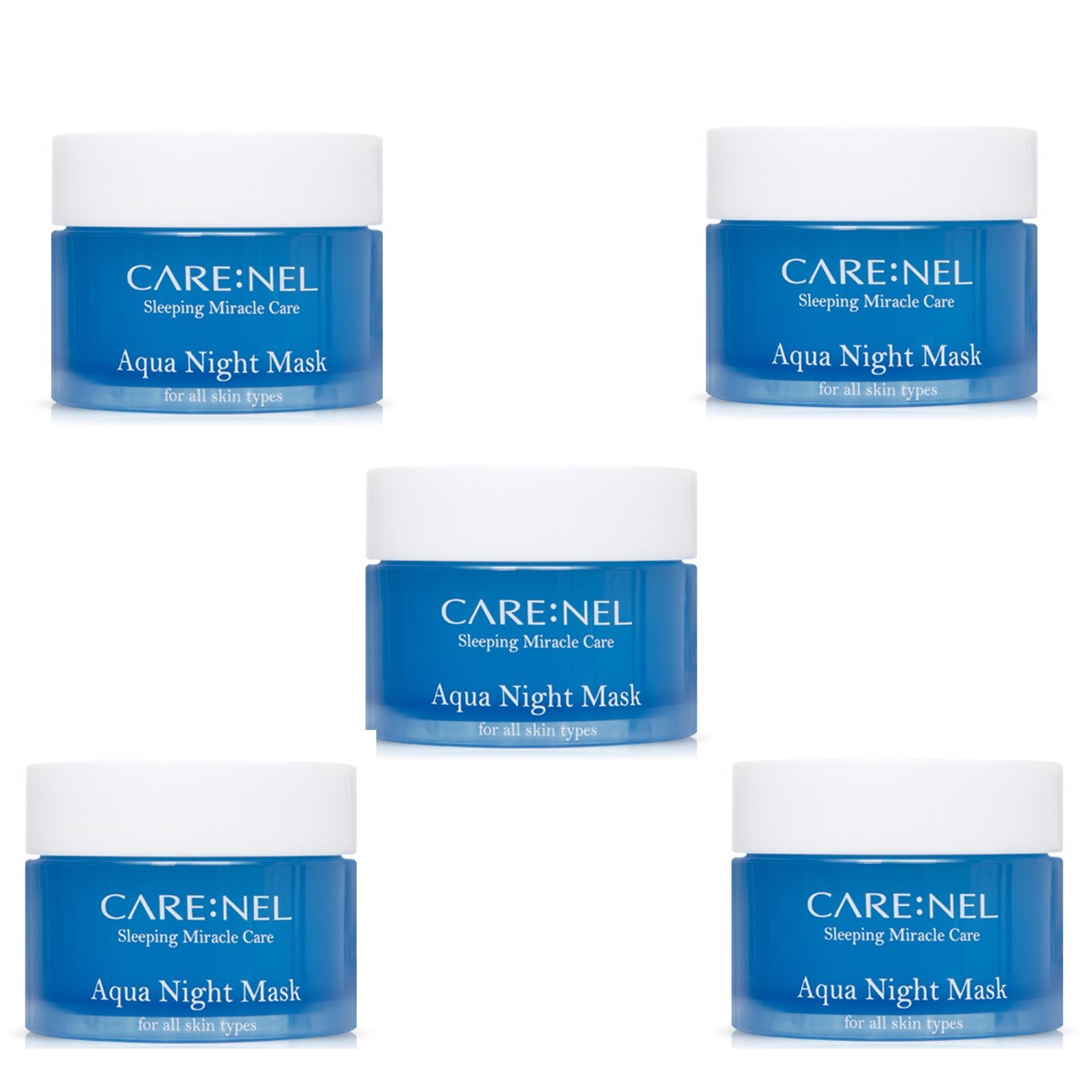 Combo 5 hũ Mặt Nạ Ngủ Mặt Carenel Aqua Night 15ml