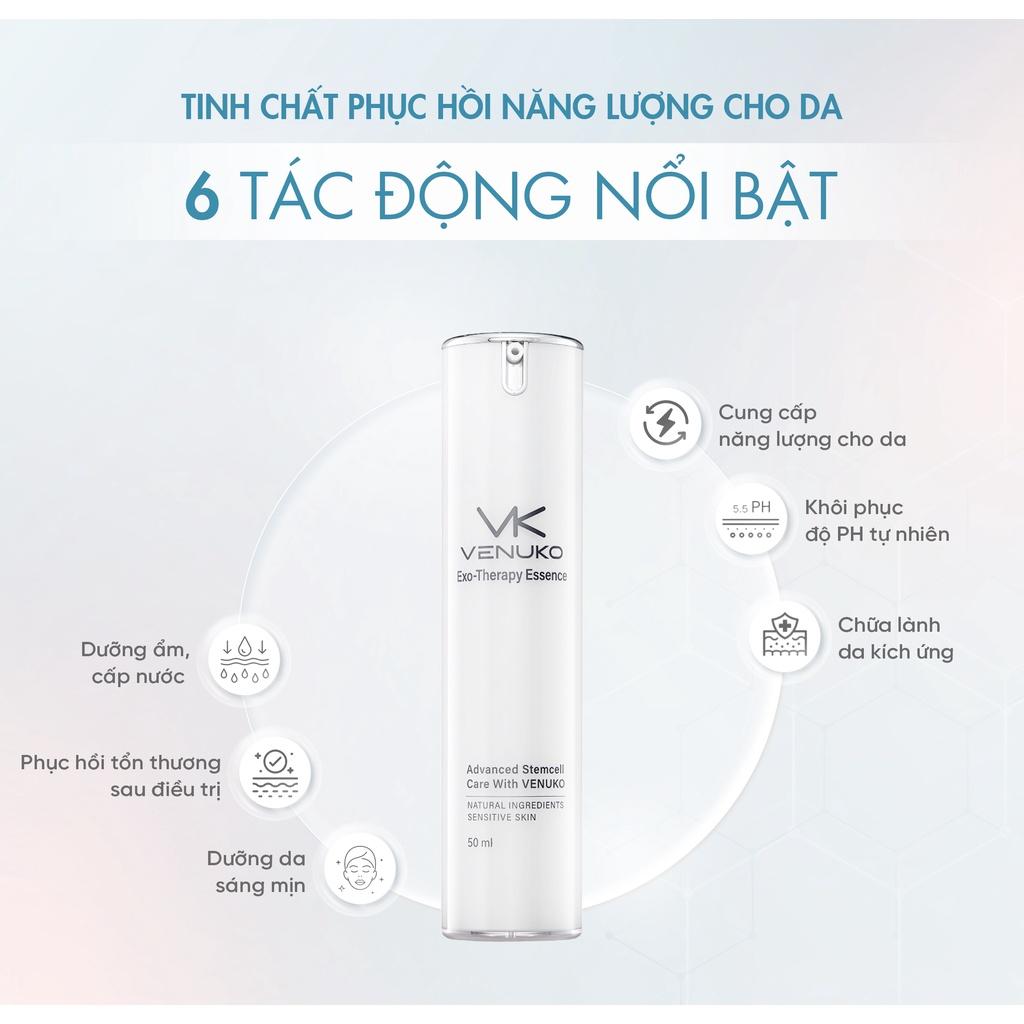 10 x Mặt nạ thải độc Venuko 30 ml+ Tinh chất Exo 50ml+ Kem chống nắng nâng tone da Venuko 60ml