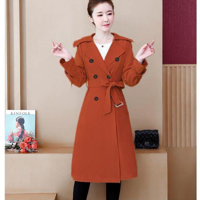 ÁO KHOÁC KAKI ĐÍNH NÚT CỘT NƠ EO