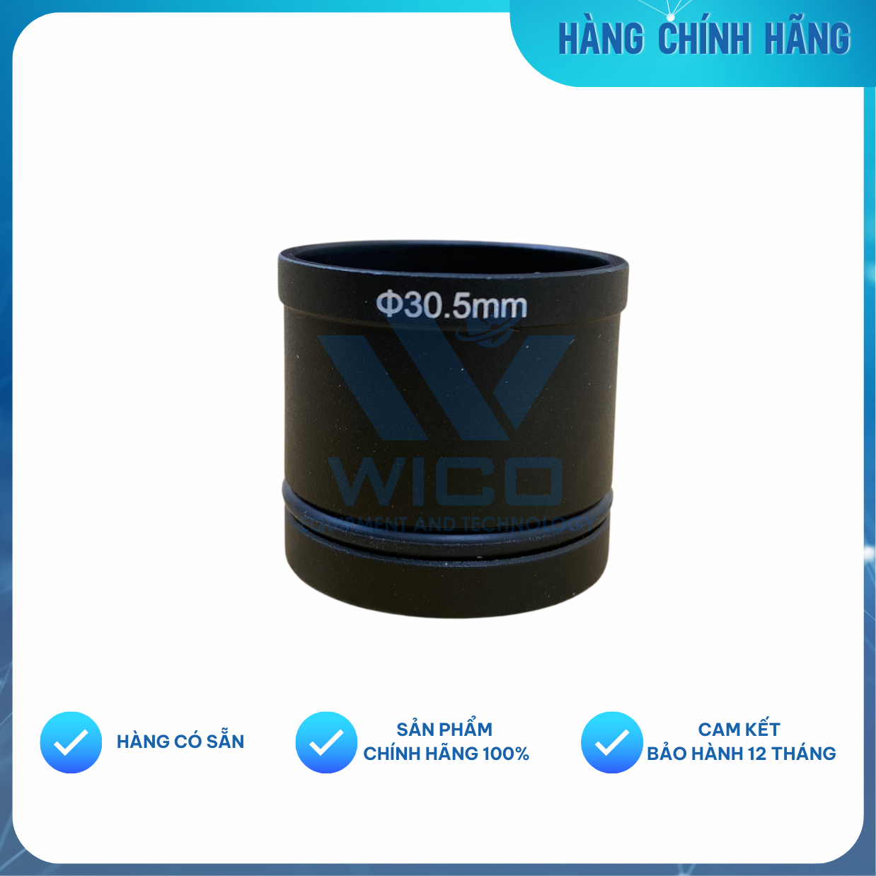 Bộ Ống Kính 0.5x Chuyên Dụng Cho Camera Kết Nối Kính Hiển Vi - Hàng Chính Hãng