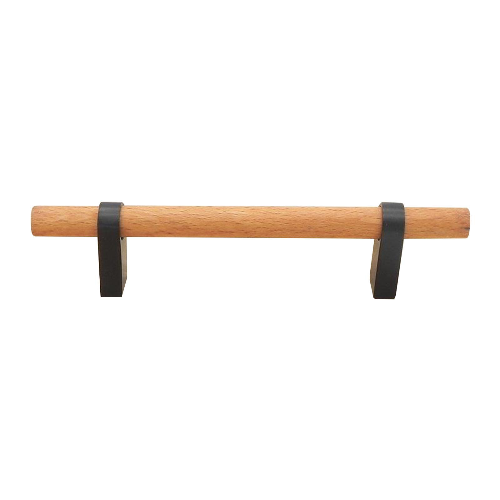 4X Modern Simple and Stylish Solid Wood Handles for Cabinets Furniture Wardrobe