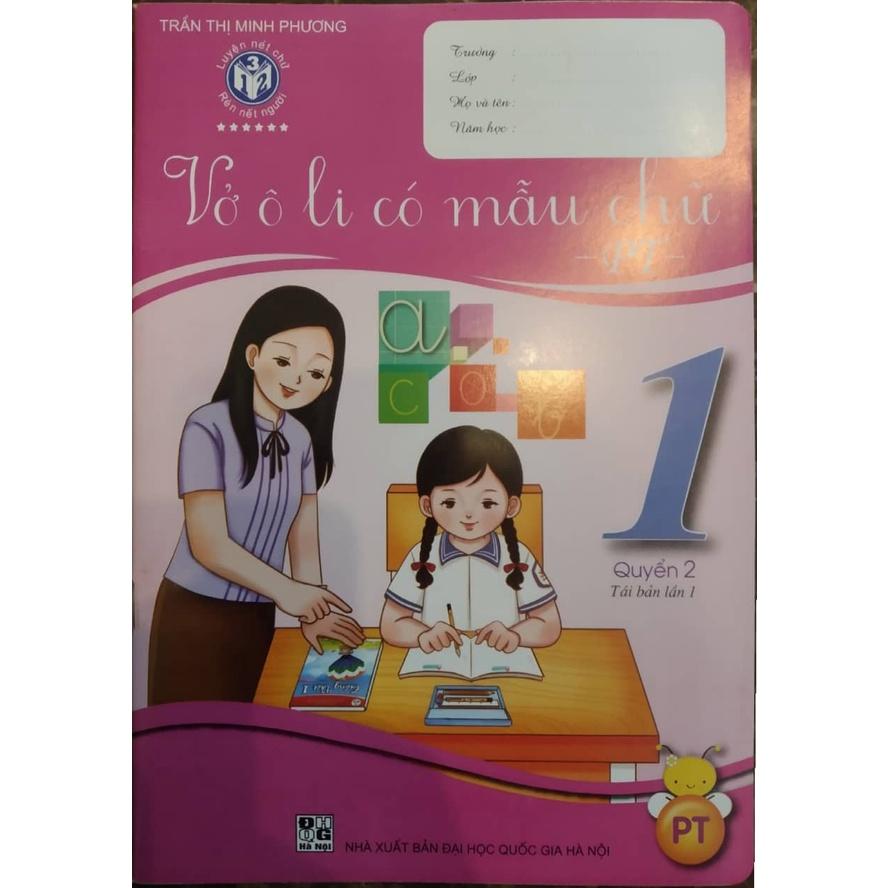 Sách - Vở Ô Li Có Mẫu Chữ Lớp 1 Quyển 2 - PT