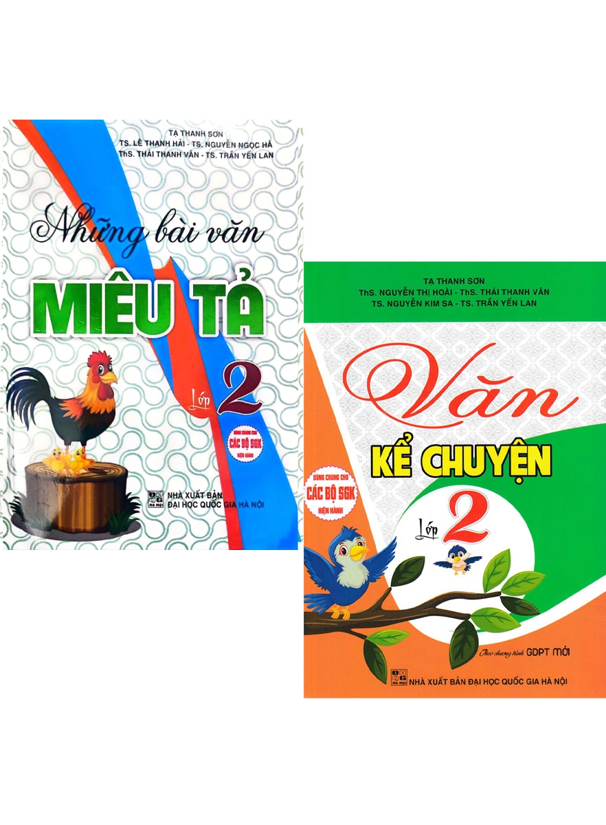Combo Những Bài Văn Miêu Tả Lớp 2 + Văn Kể Chuyện Lớp 2 (Theo Chương Trình GDPT Mới) - HA