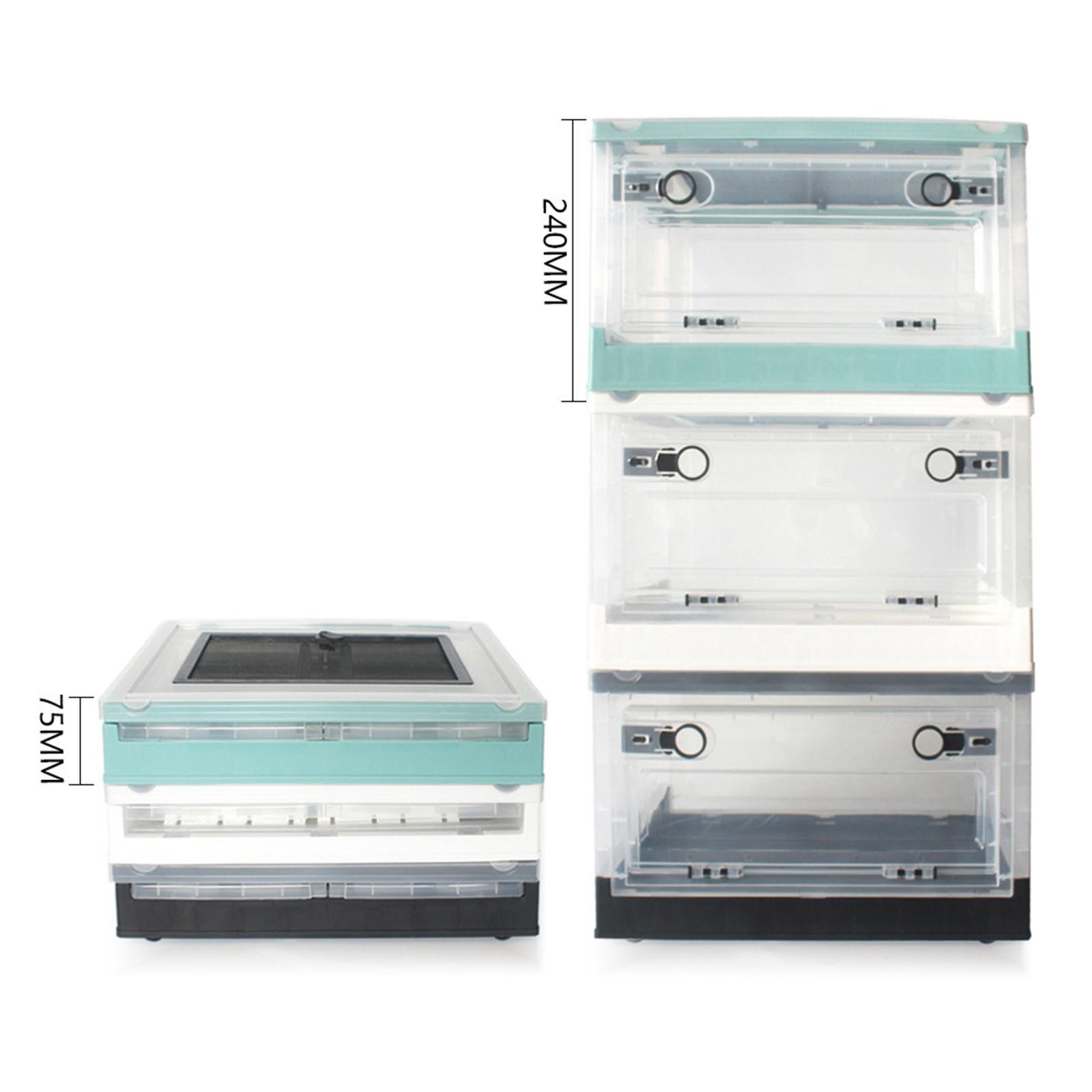 Folding Reptile Feeding Box Hamster Breeding Cage Habitat for Mouse