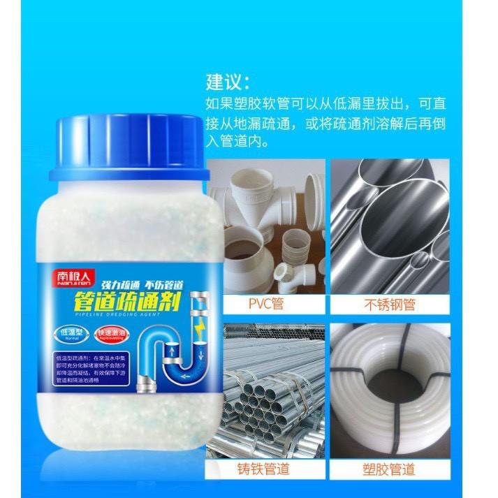 280gr Bột Thông Tắc Cống, Đường Ống, Bồn Cầu, Bồn Rửa Mặt..Xử Lý Triệt Để Cặn Bã