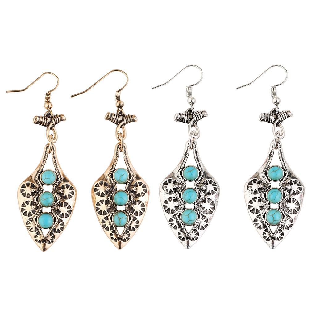 Vintage Charms Pendant Drop Earrings Women Dangle Earrings
