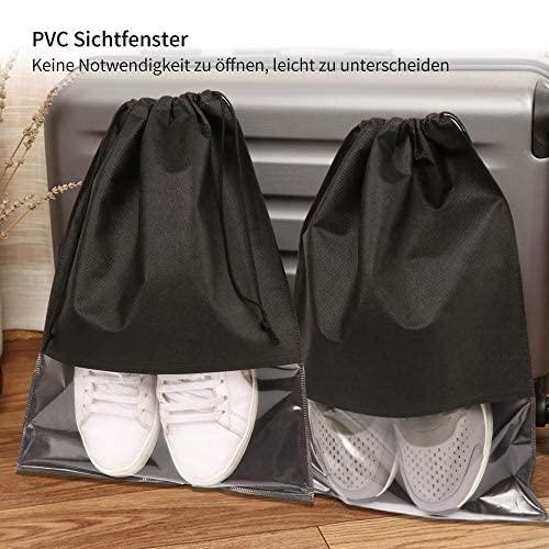 Túi đựng giày du lịch 10 chiếc có cửa sổ trong suốt Túi chống bụi chống nước