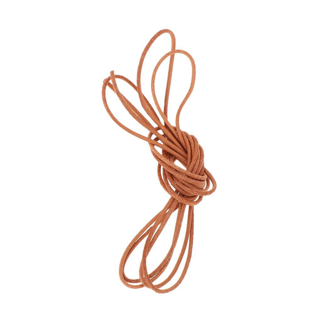 1 Meter Long Leather Cord Jewelry Kumihimo Making Thread Rope Braiding String1mm 1.5mm 2mm 2.5mm 3mm 4mm 5mm 6mm 8mm for DIY Crafts