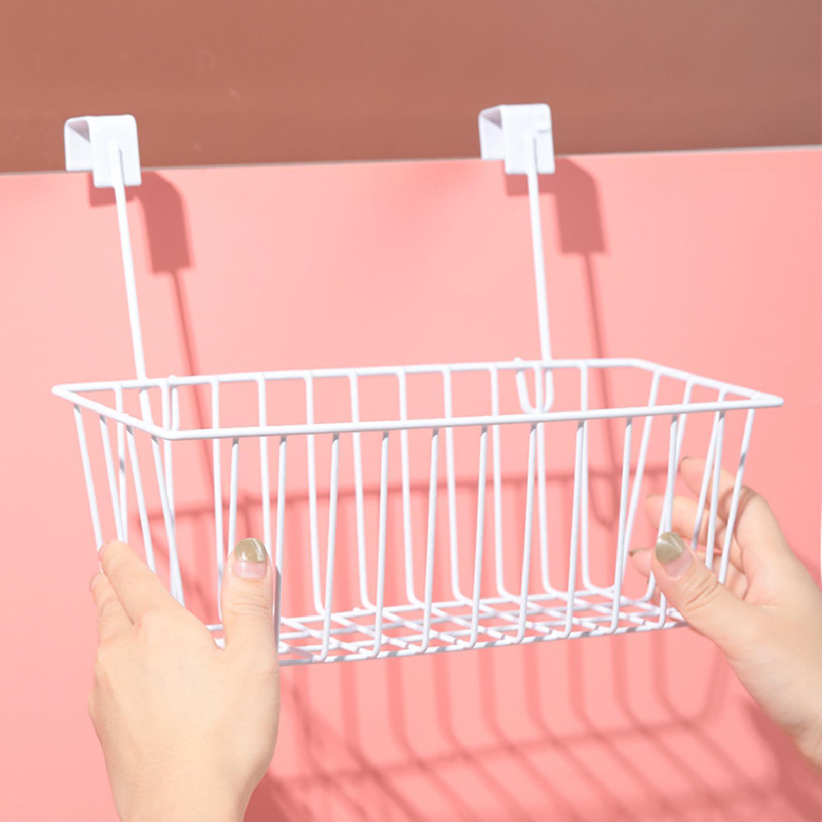 Hanging Storage Basket Kitchen Storage Organizer for Closet Dormitory Garage