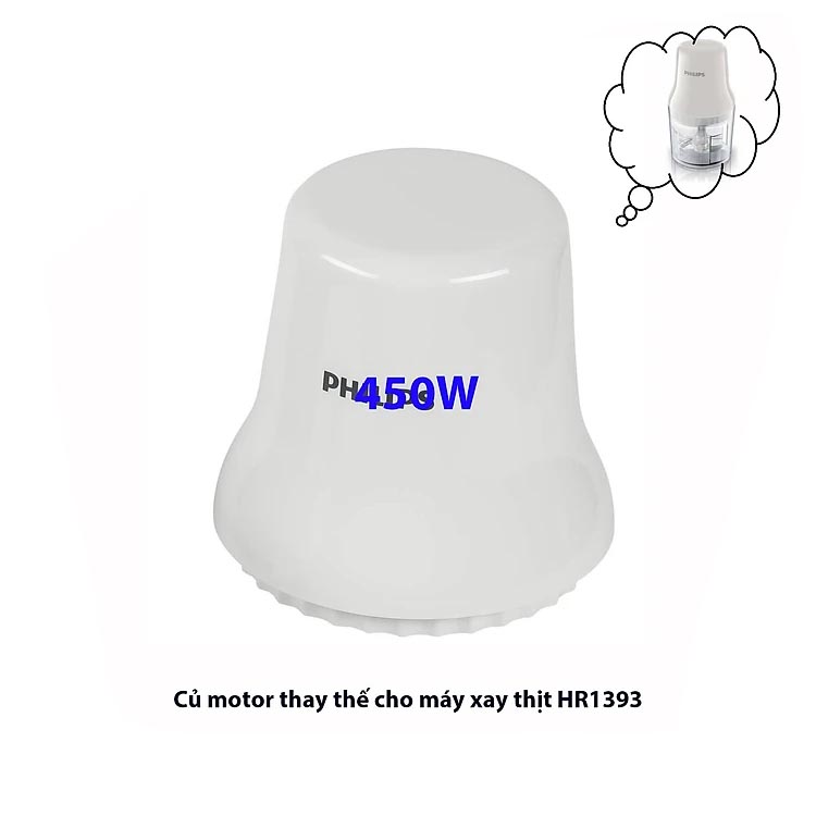 Củ motor 450W thay thế cho máy xay thịt HR1393