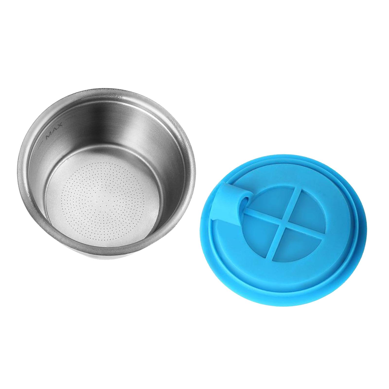 Reusable Coffee Capsules, Stainless Steel Refillable Pods Holder Filter Compatible with Dolce Gusto