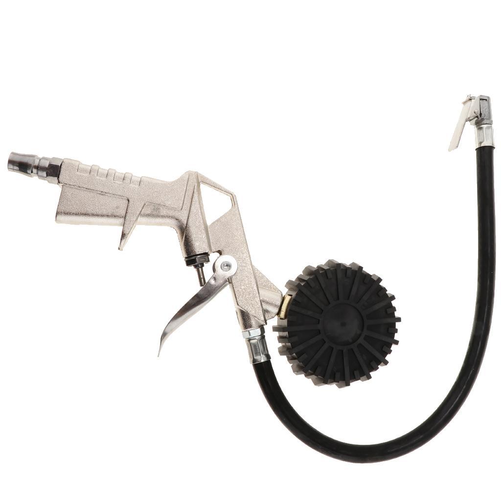 Car Truck Motorcycle Digital Air Tire Inflator Pressure Gauge Meter Tool