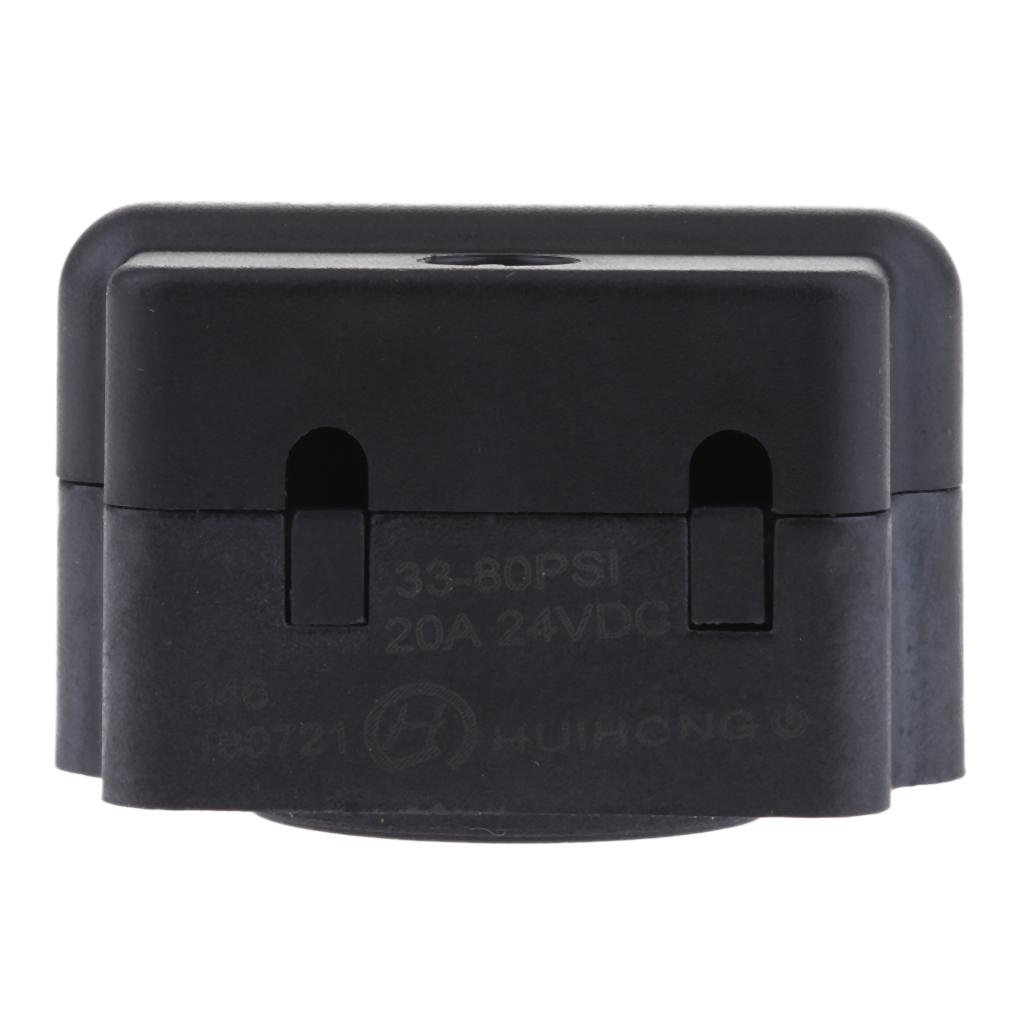 Black Boat Marine Water Pump Standard Pressure Switch Adjustable
