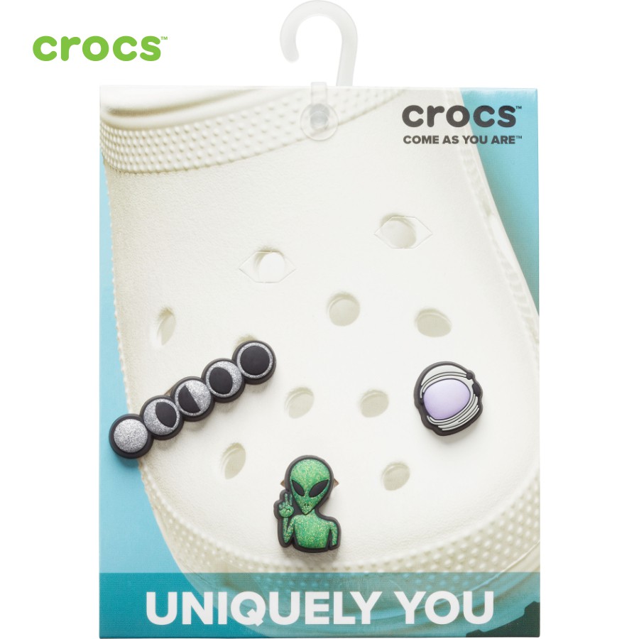 Huy hiệu (Jibbitz) Crocs  Alien 3 cái