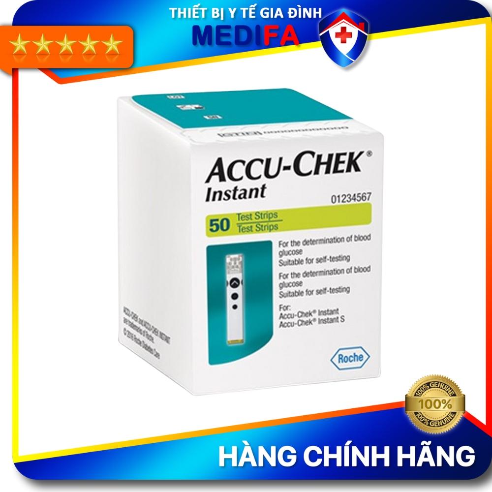 Que thử đường huyết Accu-Chek Instant nhập khẩu chính ngạch, có tem niêm phong &amp; nhãn phụ TV