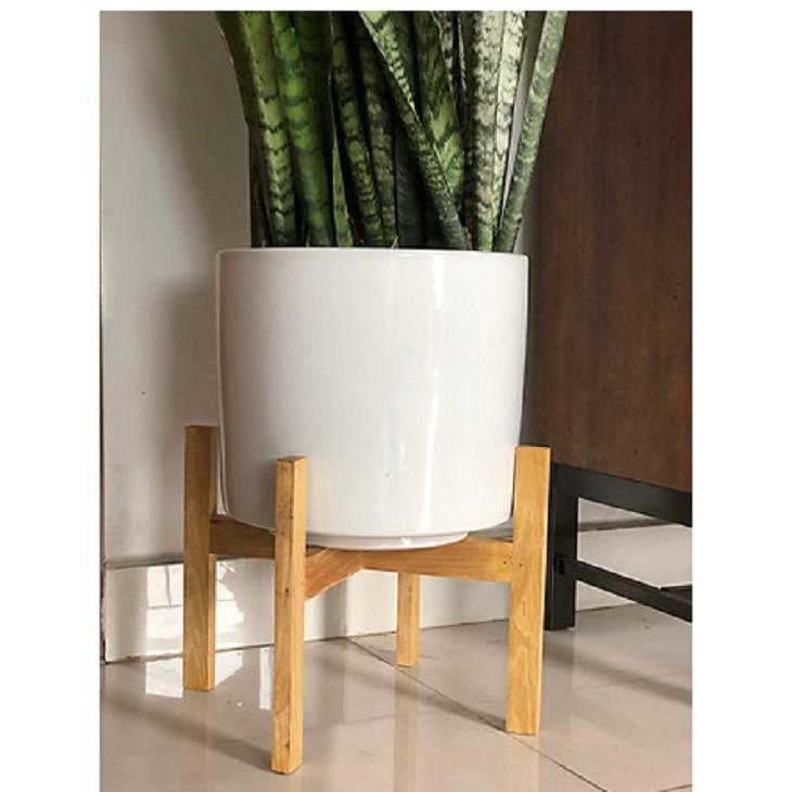 Kệ gỗ để chậu cây - Cho chậu đường kính 36 - 38 cm