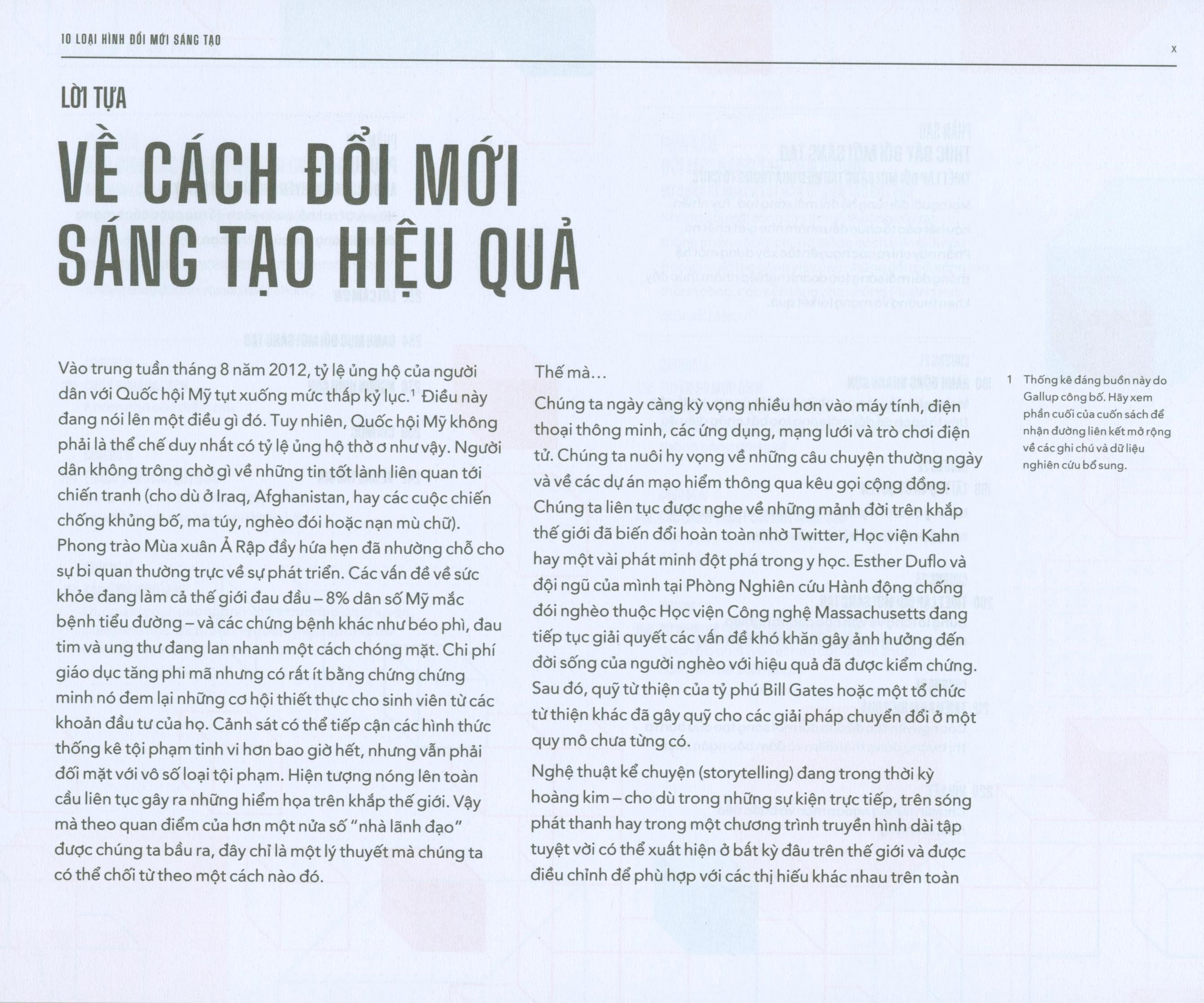 Sách 10 Loại Hình Đổi Mới Sáng Tạo