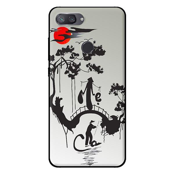 Ốp lưng in cho Xiaomi Mi 8 Lite mẫu Cha Mẹ - Hàng chính hãng