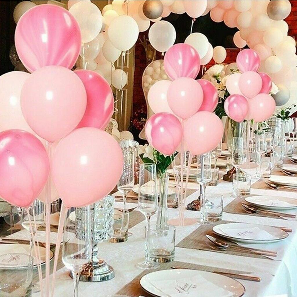 2x Reusable Wedding LED Balloon Stick Holder Balloon Stand Holder Kit Decorative Birthday Party Baby Shower Holidays Anniversary Supplies Table Access