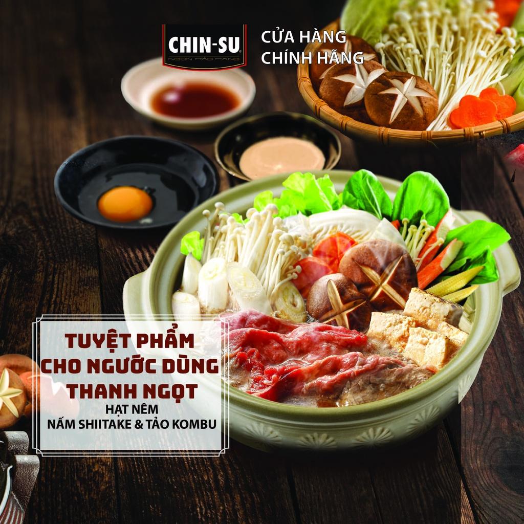 Hạt Nêm CHIN-SU Nấm Shiitake &amp; Tảo Kombu 450g