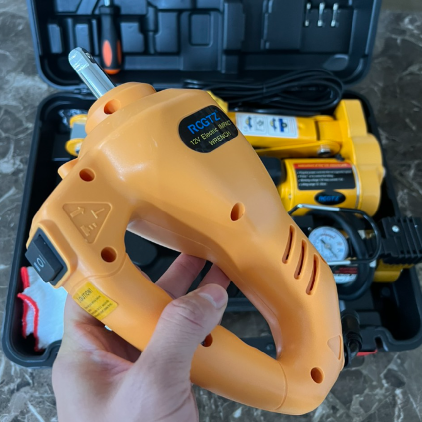 Bộ nâng kích gầm điện, kiêm máy bơm lốp và máy siết ốc ô tô đa năng 3 trong 1 ROGTZ TY-EJ06 Tải Trọng: 2000Kg - HÀNG NHẬP KHẨU