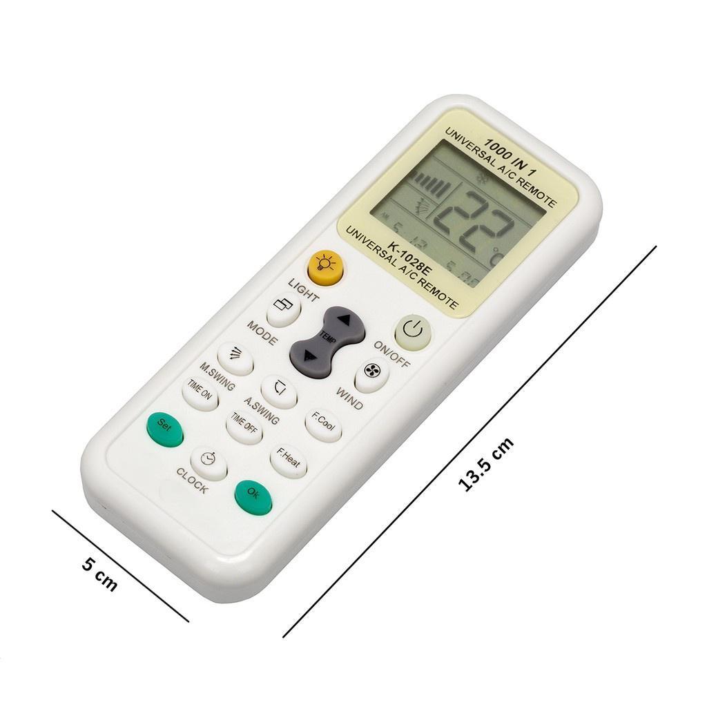 Điều khiển remote tất cả máy lạnh thay thế remote cũ nội địa Nhật, Thái Lan, Việt Nam (có hàng sẵn) (Hàng Chính Hãng)