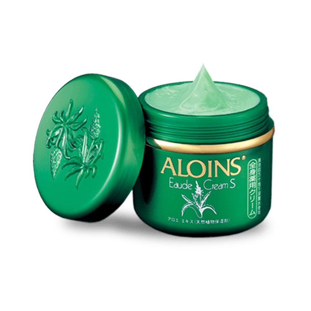 kem xanh lô hội aloins, Kem dưỡng trắng da Aloins Eaude Cream S tím 185g 210g to Nhật