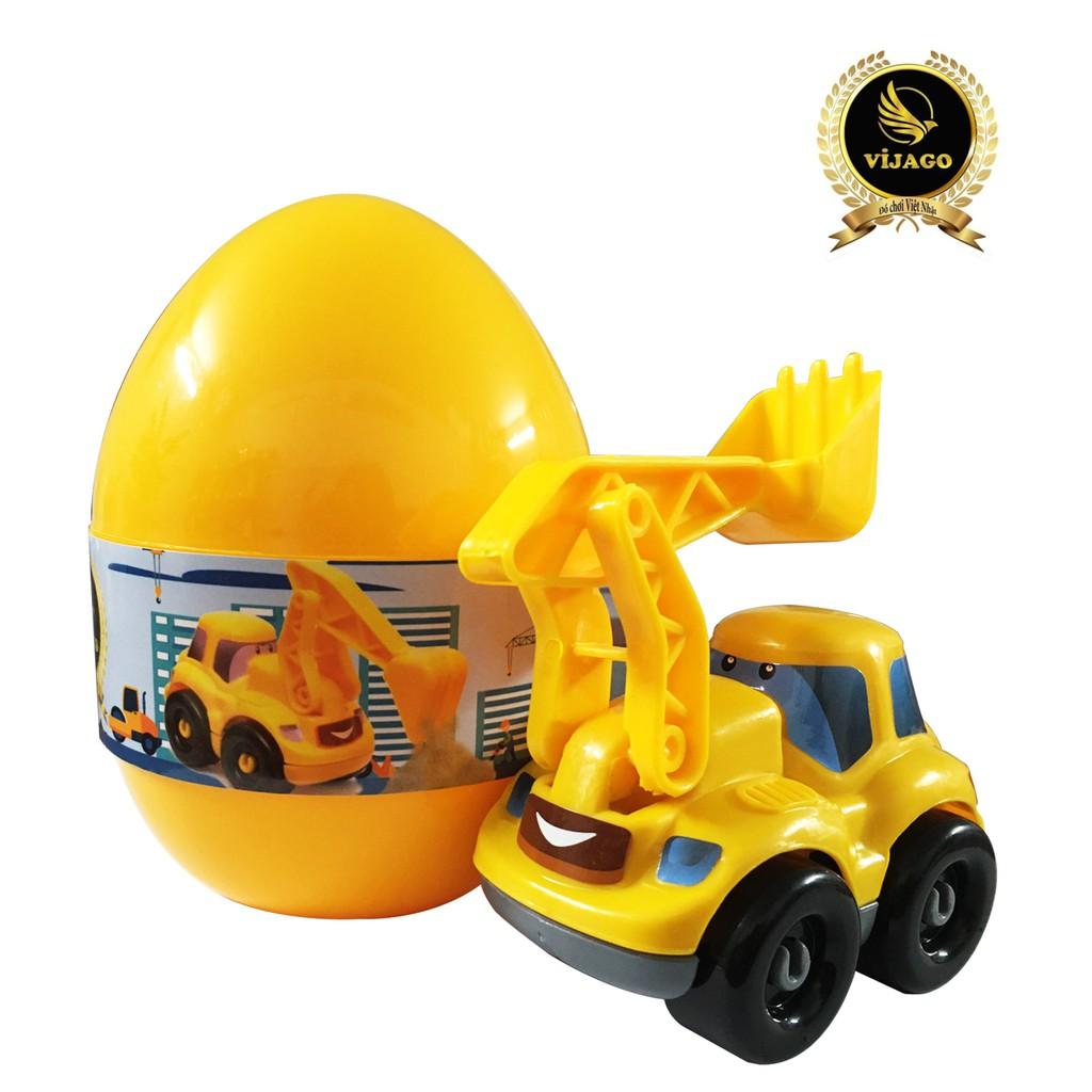 Đồ chơi trứng ô tô VIJAGO - xe công trình - VJG002