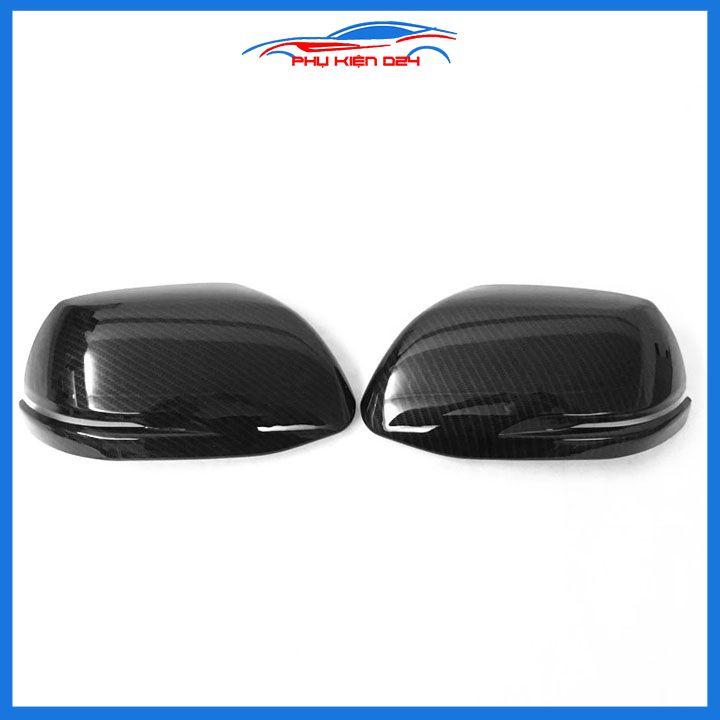 Ốp gương chiếu hậu CRV, C-RV 2018-2019-2020-2021-2022 vân Cacbon bảo vệ chống trầy trang trí làm đẹp xe